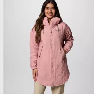 Women's Columbia Light Pink winter coat